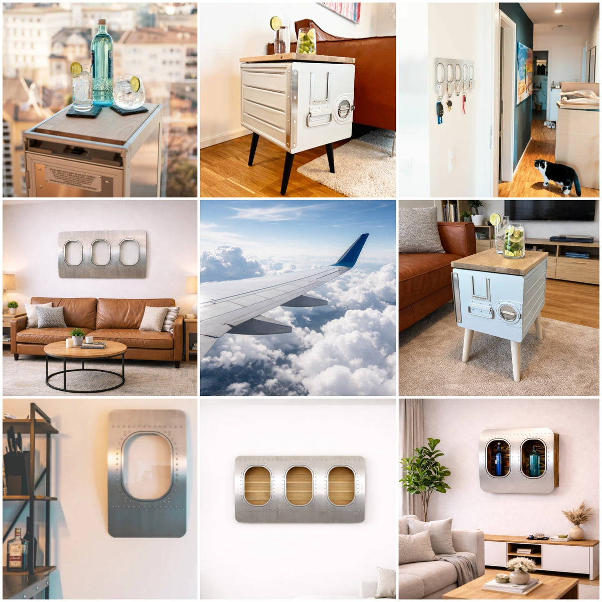 Aircraft Style 25 Ideen für ein Wohnzimmer im Aviation Style – aircraftwindows
