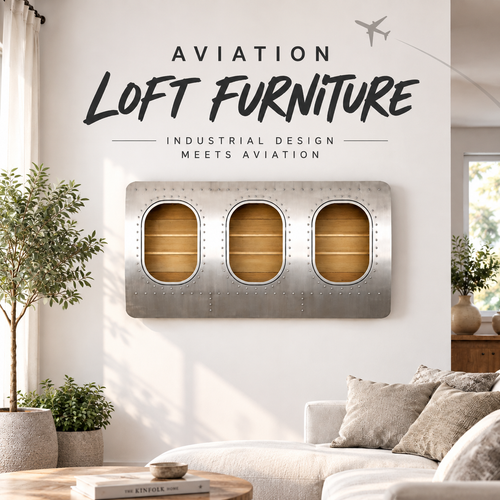 Aviation Loft Möbel: Industrial Design trifft Luftfahrt