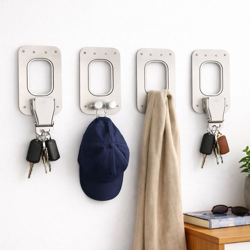 Garderobe und Schlüsselhalter im Aviation Style