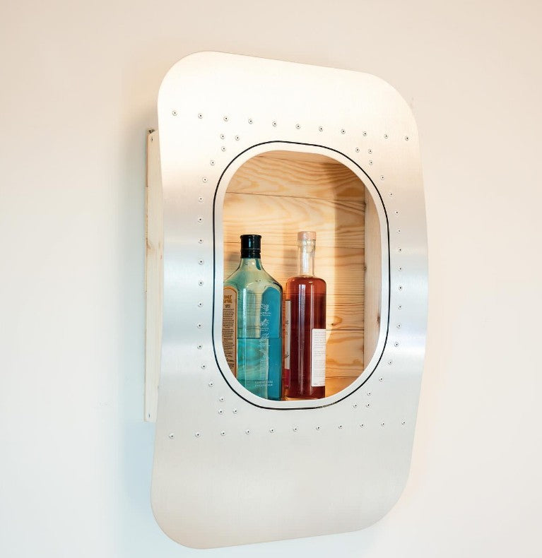 Flugzeugmöbel für zuhause Wandbar Flugzeugfenster Design