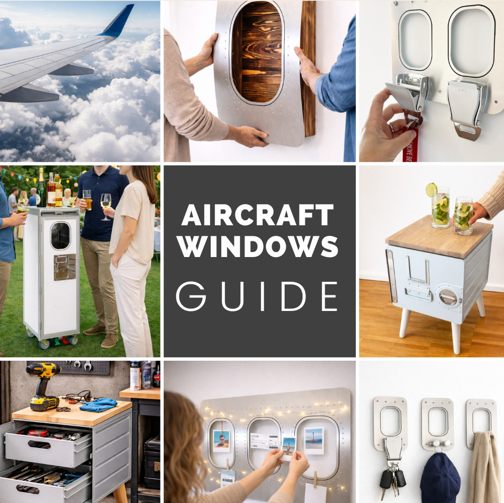 Flugzeugmöbel Guide Ratgeber und Informationen zu Flugzeugtrolleys, Wandbars, Flugzeugfenstern, Bord Boxen und Luftfahrt Accessoires