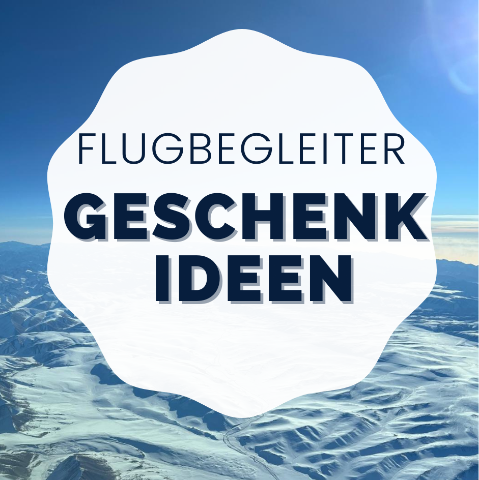 Geschenke für Flugbegleiter Geschenkidee Flugbegleiterin Aviation Style