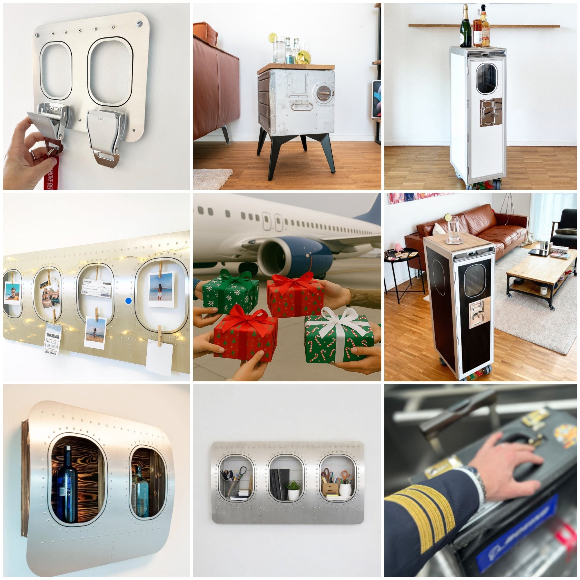 Geschenke für Flugzeugfans & Piloten Flugzeugmöbel Aviation Style kaufen