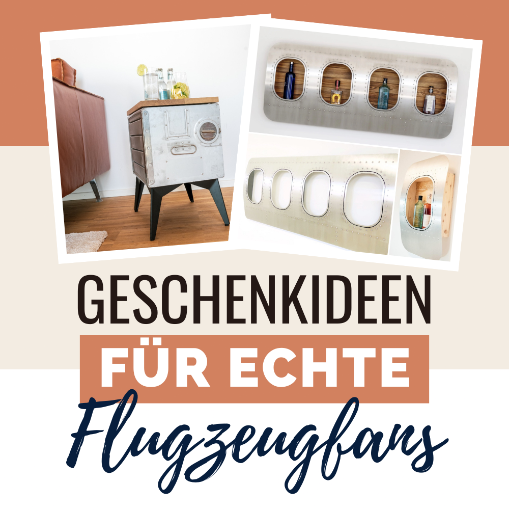 Flugzeugmöbel Geschenkideen für Flugzeugfans, Weltenbummler, Vielflieger
