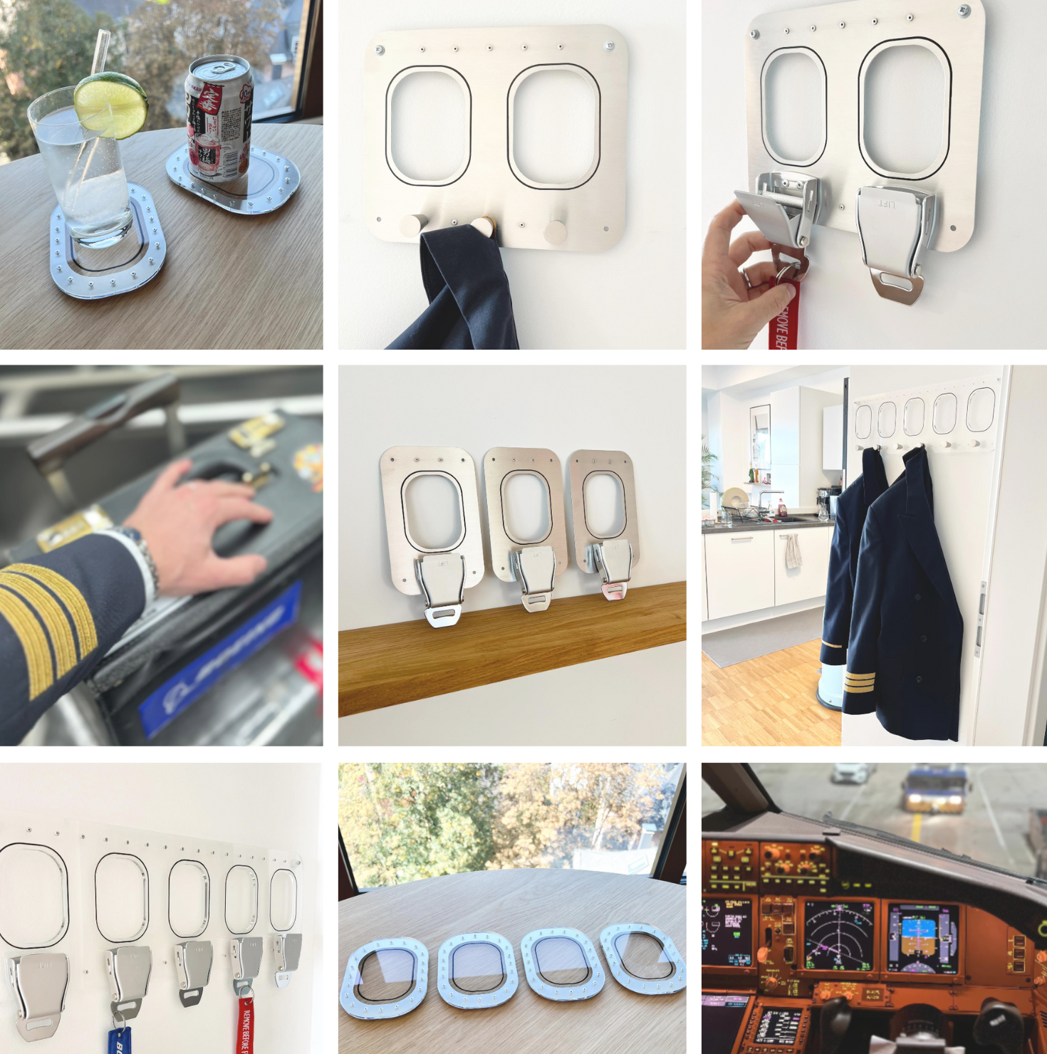 Kleine Luftfahrt Geschenke Flugzeugmöbel Schlüsselhalter, Bordboxen und Wandbars