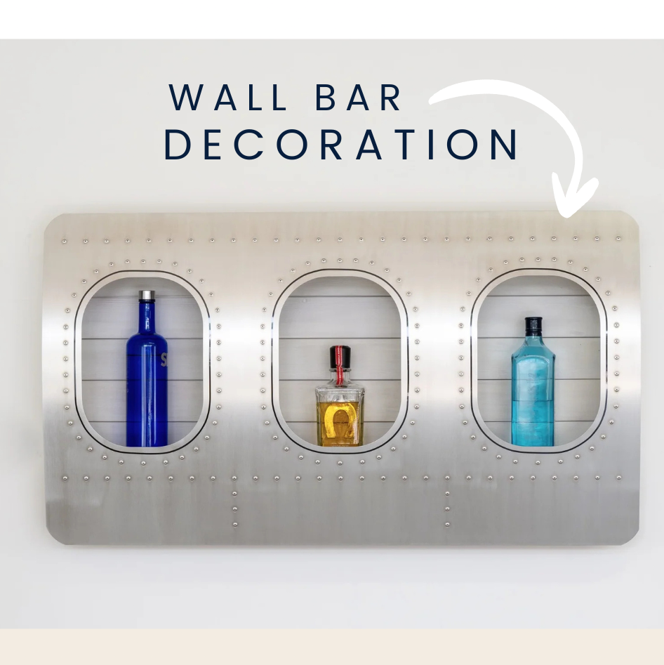 Wandbar Flugzeugfenster dekorieren im Aviation Style für zu Hause und Gewerbe