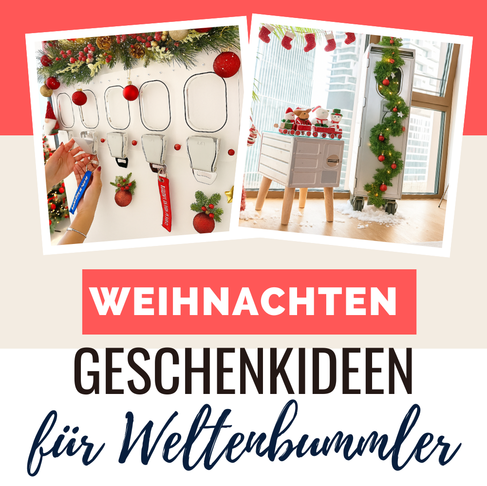 Weihnachten Geschenkideen für Weltenbummler Vielflieger Piloten und Flugbegleiter