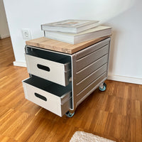 Rollcontainer Beistelltisch Flugzeugmöbel | Flugzeug Bord Box | Möbel aus Flugzeugteilen
