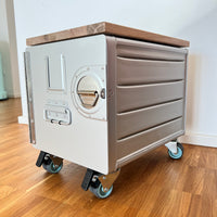 Rollcontainer Beistelltisch Flugzeugmöbel | Flugzeug Bord Box | Möbel aus Flugzeugteilen