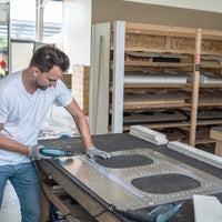 3er Flugzeugfenster Wanddekoration | Aluminium Aviation Design - aircraftwindows