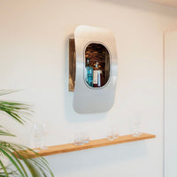 aircraftwindows Wandbar Single in flamed and oiled panorama