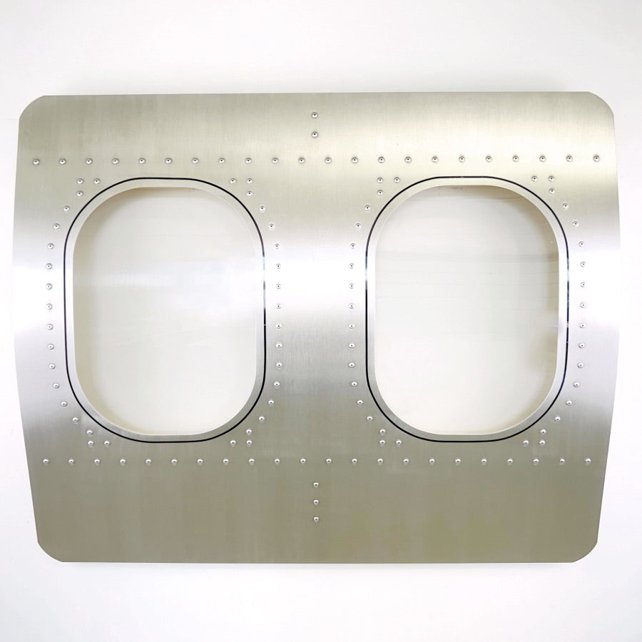 Airplane Window Spring Double Window Wall Art | Aviation Aluminum Décor | Pilot Made ...