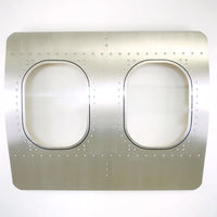Flugzeugfenster-Flugzeugmöbel-Möbel aus Flugzeugteilen-Aircraft Windows-Fuselage-Picture Frame-Bilderrahmen-Flugzeug Dekoration-Piloten Geschenk-Aircraft Furniture-Airplane-frontal